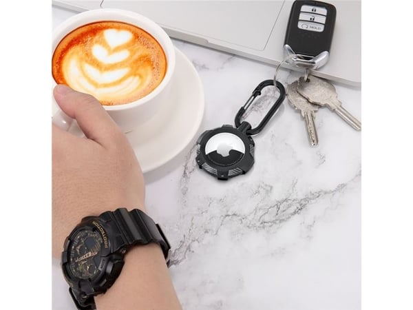 Tech-Protect TPUCARBON Apple AirTag BLACK