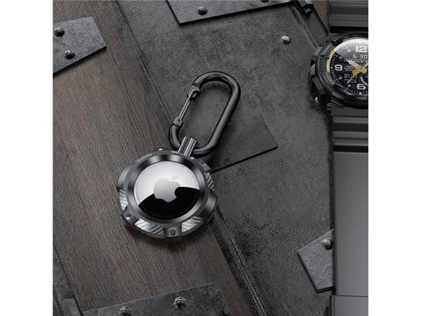Tech-Protect TPUCARBON Apple AirTag BLACK