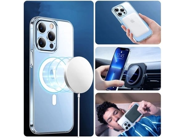 Tech-Protect FlexAir hybridi MagSafe suojakotelo iPhone 14 Pro - selvä