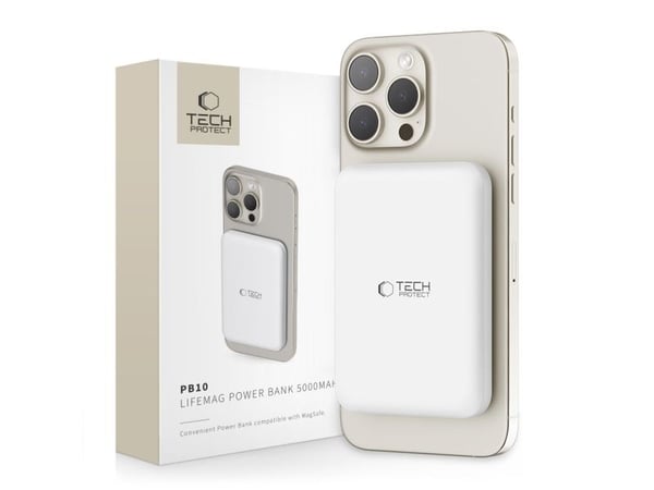 Powerbank Tech-Protect PB10 LifeMag 5000mAh vit
