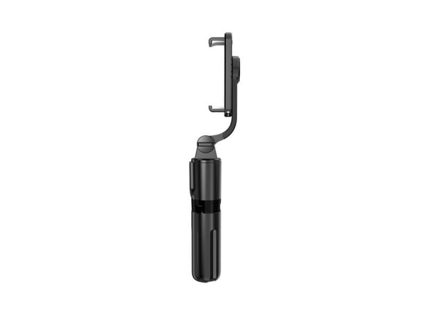 Tech-Protect L02S Bluetooth selfie-stick med stativ opptil 72 cm - svart
