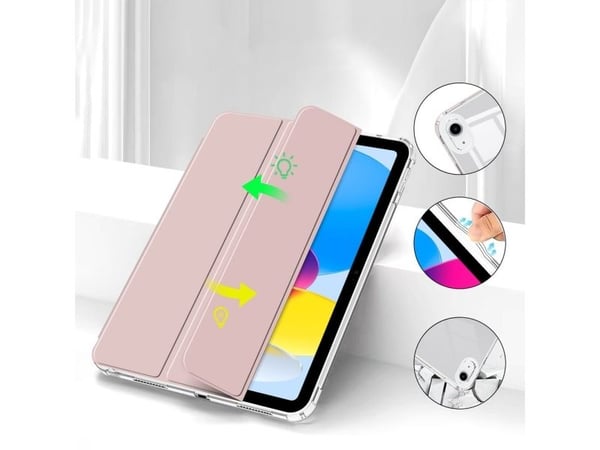 Tech-Protect TECH-PROTECT SC PEN hybriddeksel til iPad 10.9 2022 | rosa