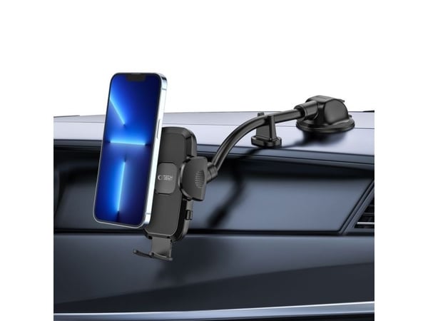 Tech-Protect TECH-PROTECT V3 UNIVERSAL LONG ARM WINDSHIELD & DASHBOARD CAR MOUNT BLACK