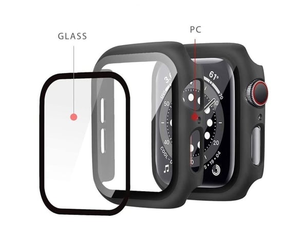 Tech-Protect Defense360 fodral för Apple Watch 4/5/6/SE 44 mm klar