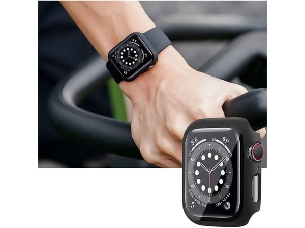 Tech-Protect Defense360 fodral för Apple Watch 4/5/6/SE 44 mm klar