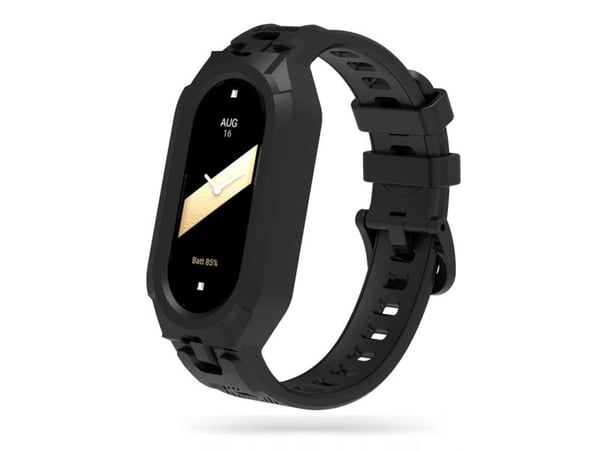 Tech-Protect turvaranneke Xiaomi Smart Band 8/8 NFC:lle, musta