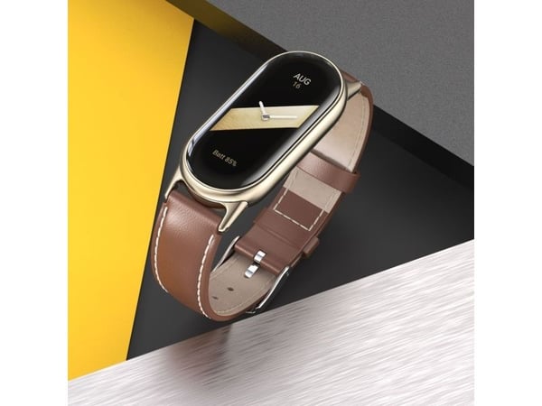 Tech-Protect etui XIAOMI SMART BAND 8 / 8 NFC LeatherFit, svart