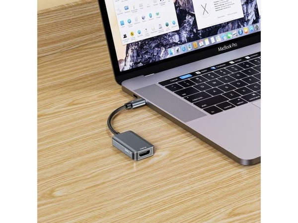 Tech-Protect UltraBoost USB-C (hann) / HDMI (hunn) adapter 4K 60Hz - svart