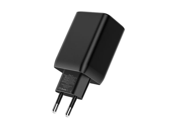 Tech-Protect TECH-PROTECT C65W 3-port nettlader PD65W/QC3.0, svart