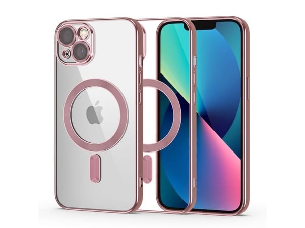 Tech-Protect IPHONE 13 kotelo Tech-Protect MagShine kulta-vaaleanpunainen