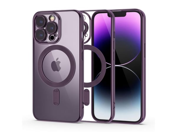 Tech-Protect MagShine Line MagSafe-etui til iPhone 14 Pro - lilla