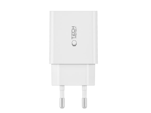 Tech-Protect TECH-PROTECT NC30W nettverkslader 2-porter PD30W/QC3.0 svart