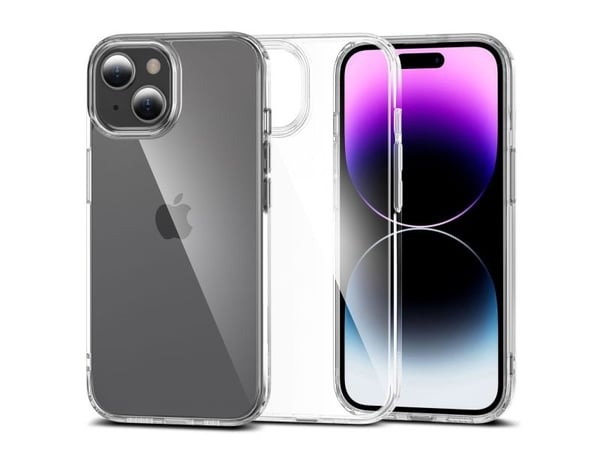 Tech-Protect FlexAir hybrid-skal till iPhone 15 - transparent