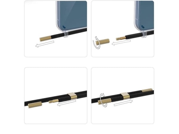 Mobiili tagakaas Tech-Protect iPhone 15 Pro Magsafe, kaapelikotelo, läbipaistev