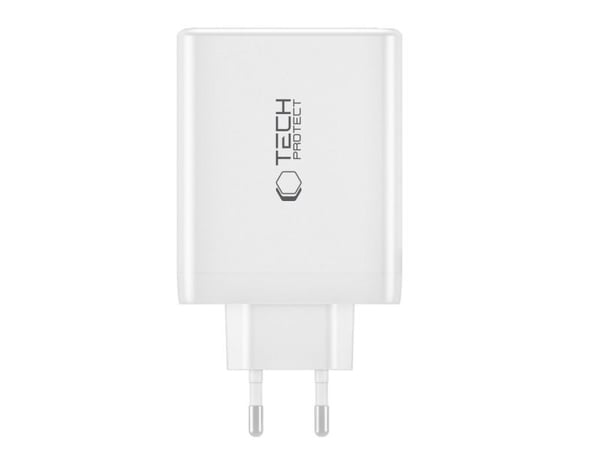Ladowarka Tech-Protect TECH-PROTECT NC100W-GAN 4-PORT NETWORK CHARGER PD100W/QC3.0 BLACK