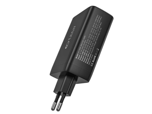Ladowarka Tech-Protect TECH-PROTECT NC100W-GAN 4-PORT NETWORK CHARGER PD100W/QC3.0 BLACK