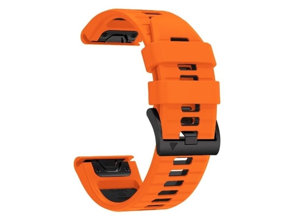 Tech-Protect rem til GARMIN FENIX 3 / 5X / 3HR / 5X PLUS / 6X / 6X PRO / 7X Tech-Protect IconBand oransje-svart