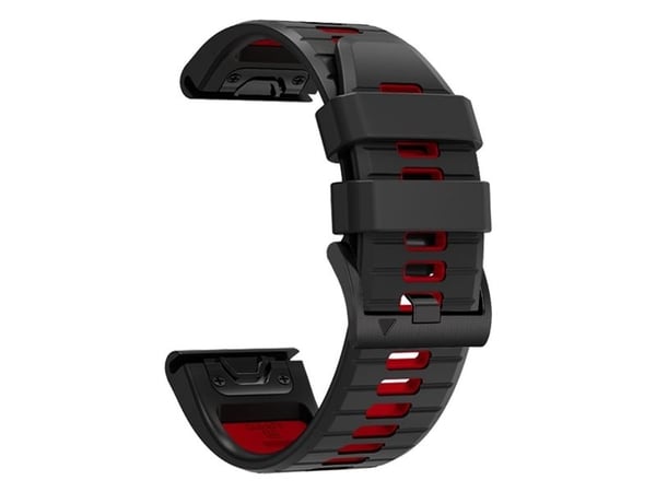 Tech-Protect Smart Watch-rem for Garmin Fenix 3/5X/3HR/5X Plus/6X/6X Pro/7X Black and Red