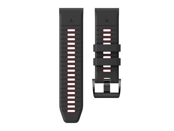 Tech-Protect Smart Watch-rem for Garmin Fenix 3/5X/3HR/5X Plus/6X/6X Pro/7X Black and Red