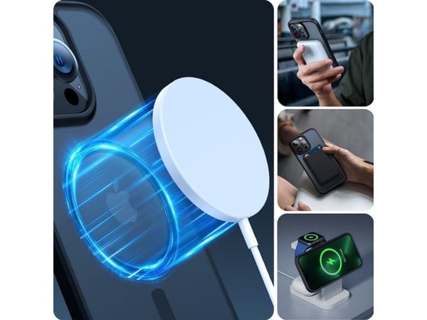 Tech-Protect MagMat MagSafe-deksel for iPhone 15 Pro - matt titan
