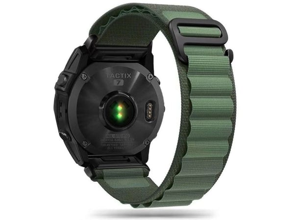 Tech-Protect hihna GARMIN FENIX 5 / 6 / 6 PRO / 7 Tech-Protect Nylon Pro -suojahihna vihreä
