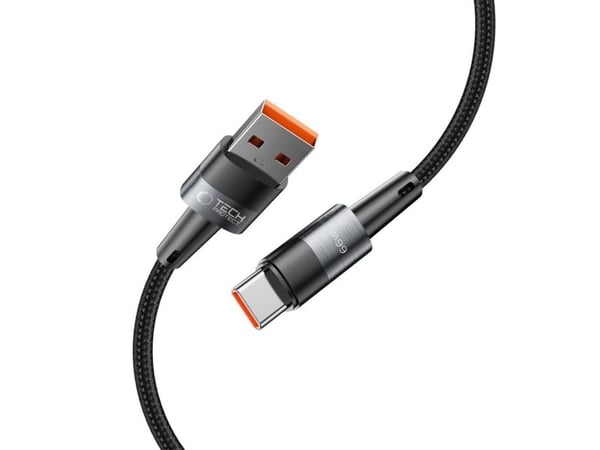 USB-kabel Tech-Protect USB-A - USB-C 0,5 m svart (9319456607499)