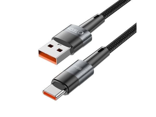 USB-kabel Tech-Protect USB-A - USB-C 0,5 m svart (9319456607499)