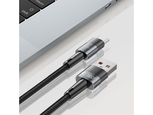 USB-kabel Tech-Protect USB-A - USB-C 0,5 m svart (9319456607499)