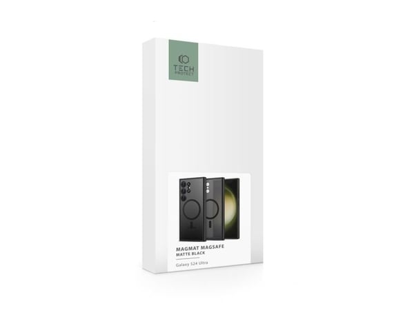 Tech-Protect MagMat MagSafe-deksel til Samsung Galaxy S24 Ultra - matt svart