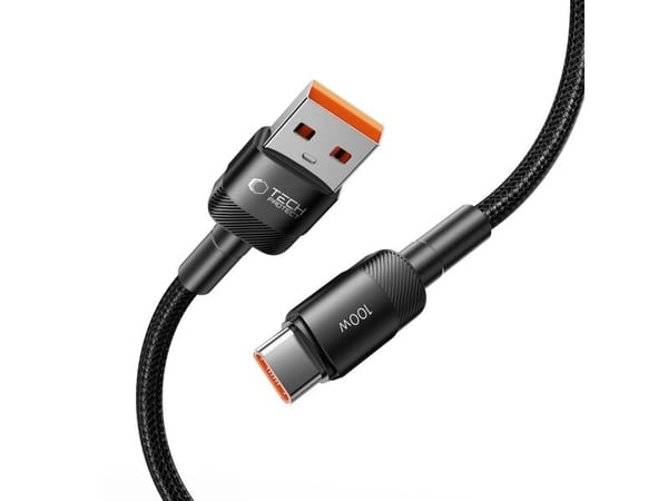 Kabel USB - USB Type C 100W / 5A 0,5m Tech-Protect UltraBoost EVO svart