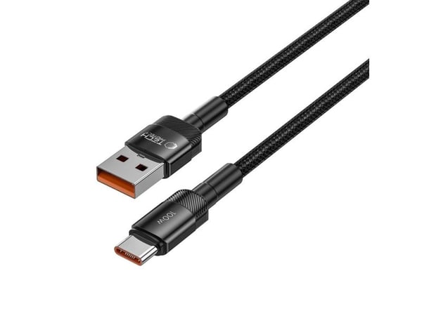 USB-kabel - USB Type C 100W / 5A 1m Tech-Protect UltraBoost EVO Svart