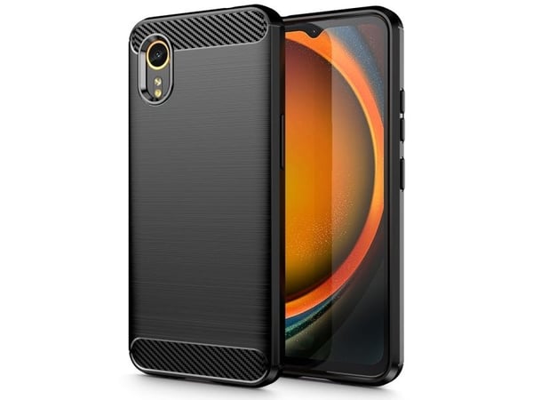 Tech-Protect TPUCarbon-deksel for Samsung Galaxy XCover 7 - svart
