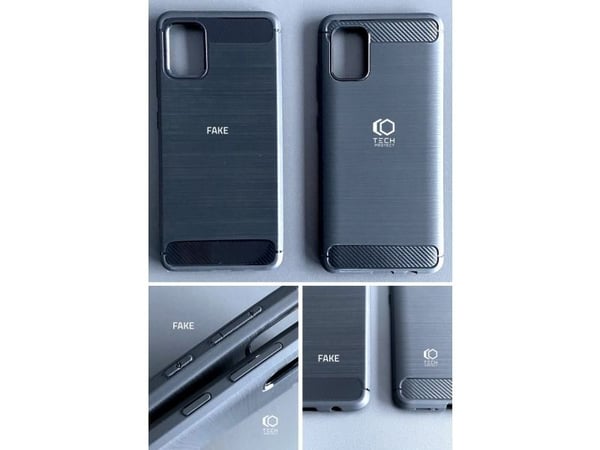 Tech-Protect TPUCarbon-deksel for Samsung Galaxy XCover 7 - svart