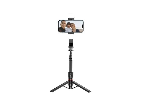 Selfie stick Tech-Protect TECH-PROTECT L05S BLUETOOTH SELFIE STICK TRIPOD & LED LIGHT BLACK