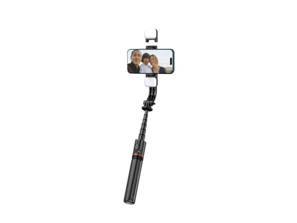 Selfie stick Tech-Protect TECH-PROTECT L05S BLUETOOTH SELFIE STICK TRIPOD & LED LIGHT BLACK