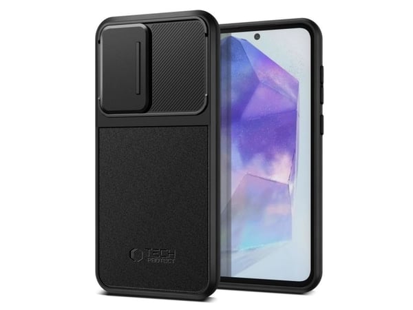 Etui Tech-Protect Velar Cam+ til Samsung Galaxy A55 5G - sortering