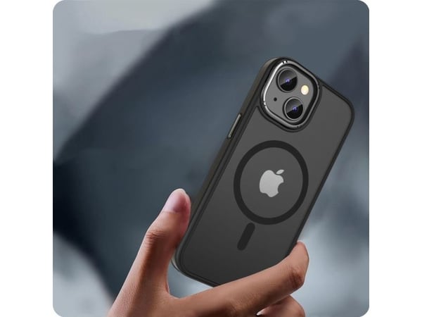 Tech-Protect MagMat 2 MagSafe-skal för iPhone 15 - Matt svart