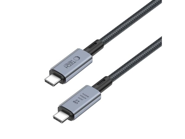 USB-kabel Tech-Protect USB-C - USB-C 2 m svart (5906302308996)