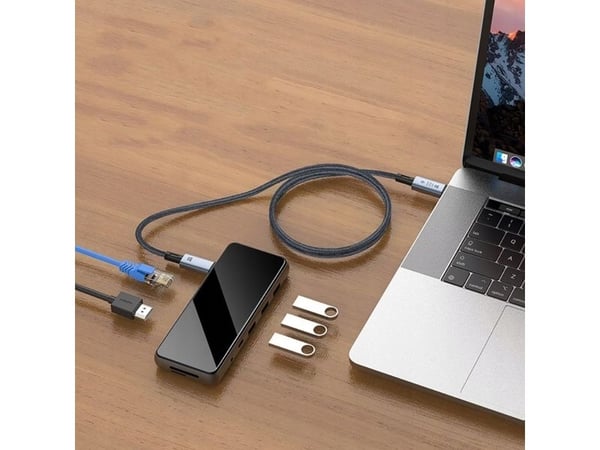 USB-kabel Tech-Protect USB-C - USB-C 2 m svart (5906302308996)
