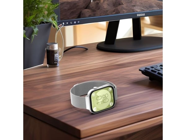 Armbånd til Huawei Watch Fit 3 Tech-Protect Milaneseband gull og rosa