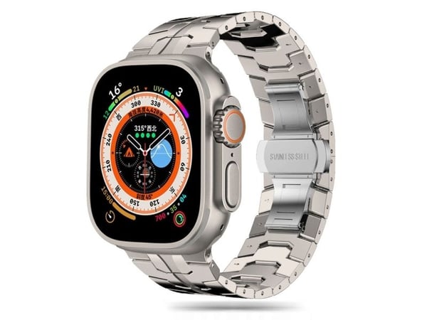 Tech-Protect Stainless Line Apple Watch 4 / 5 / 6 / 7 / 8 / 9 / SE / Ultra 1 / 2 (42 / 44 / 45 / 49 mm) Titanium