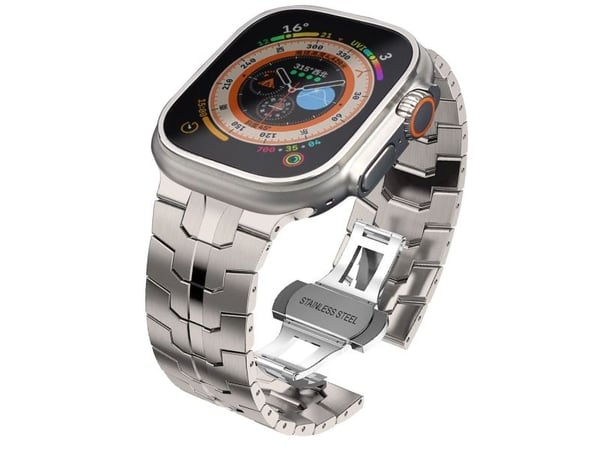 Tech-Protect Stainless Line Apple Watch 4 / 5 / 6 / 7 / 8 / 9 / SE / Ultra 1 / 2 (42 / 44 / 45 / 49 mm) Titanium