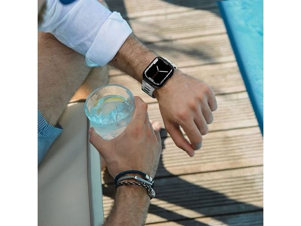 Tech-Protect Stainless Line Apple Watch 4 / 5 / 6 / 7 / 8 / 9 / SE / Ultra 1 / 2 (42 / 44 / 45 / 49 mm) Titanium