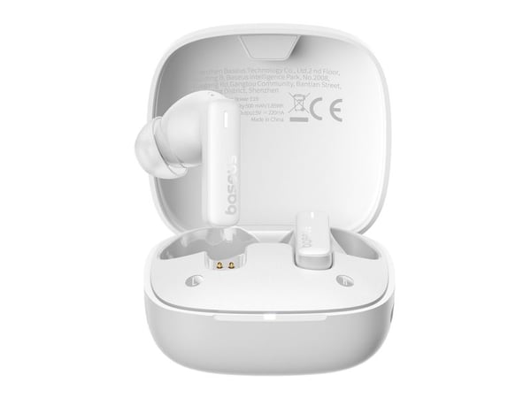 Baseus Bowie E19 TWS trådløse in-ear hodetelefoner – hvite