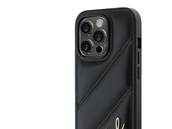 Karl Lagerfeld iPhone 13 Pro Max 6.7" kovakotelo lajitella / lajitella Diagonaalinen tikattu Scripted