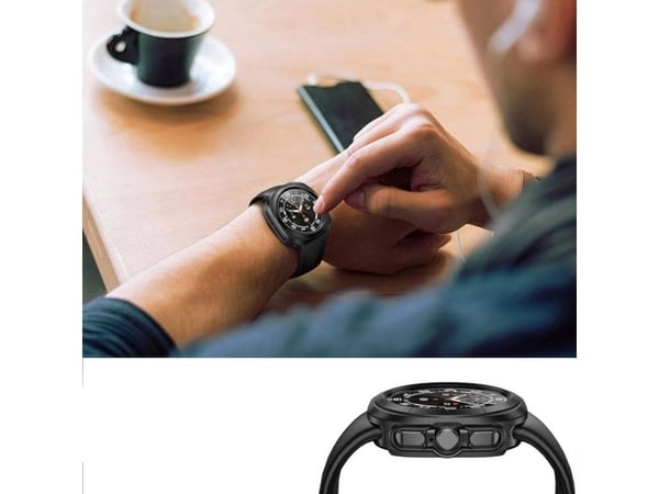 Tech-Protect DEFENSE360 beskyttelse til Samsung Galaxy Watch Ultra (47 mm) svart