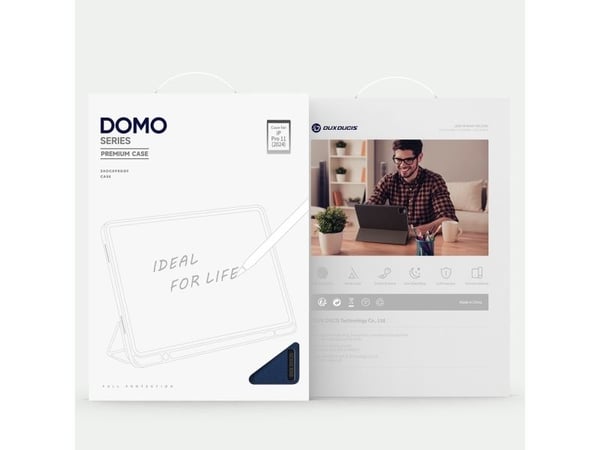 Nettbrett-etui Dux Ducis Etui Dux Ducis med klaff og smart sleep til Xiaomi Pad 6 / 6 Pro - blått