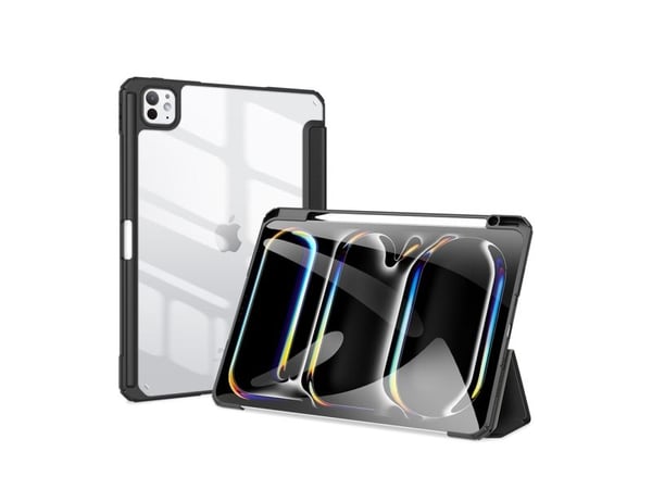 Dux Ducis Toby-deksel med klaff og stativ for iPad Pro 11" 2024 - sort