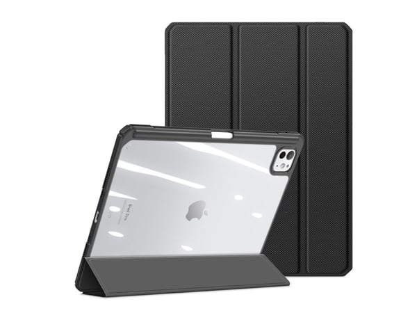 Dux Ducis Toby-deksel med klaff og stativ for iPad Pro 11" 2024 - sort