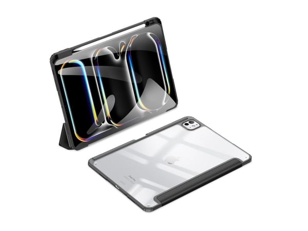 Dux Ducis Toby-deksel med klaff og stativ for iPad Pro 11" 2024 - sort